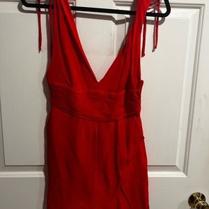 Red tank top Romper